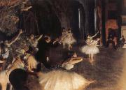 Germain Hilaire Edgard Degas The Rehearsal of the Ballet on Stage oil painting artist